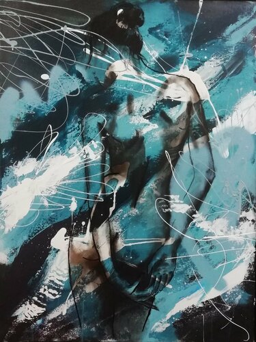 Guilty (Al Bowlly) van Femke Kock, Schilderij te koop op Singulart