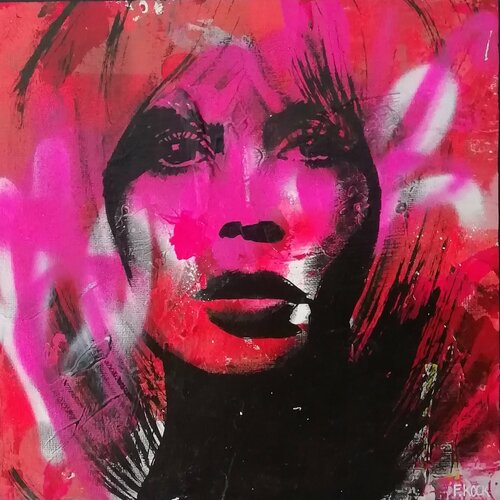 Prettig In Pink di Femke Kock, Pittura in vendita su Singulart