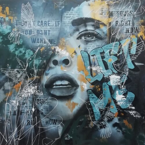 Lift Me (Madrugada, Ane Brun) ) van Femke Kock, Schilderij te koop op Singulart