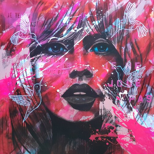 L'appereil A Sous (Brigitte Bardot) van Femke Kock, Schilderij te koop op Singulart