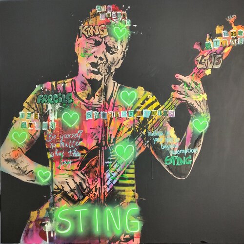 Sting van Femke Kock, Schilderij te koop op Singulart