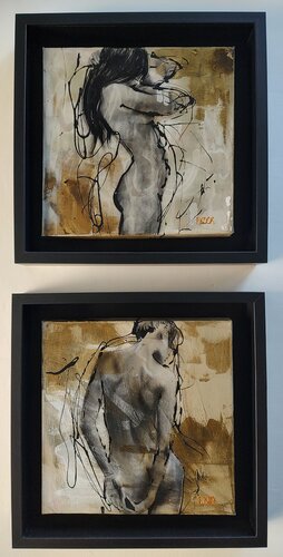 Quand on n'a que l'amour van Femke Kock, Schilderij te koop op Singulart