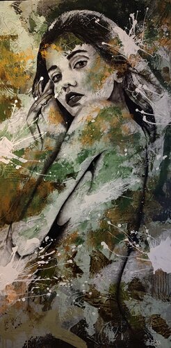 Ne me quitte pas van Femke Kock, Schilderij te koop op Singulart