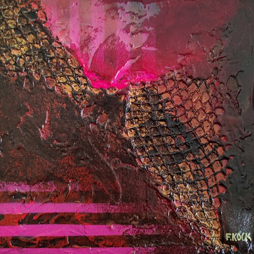 Rosy Reverie No.3 van Femke Kock, Schilderij te koop op Singulart