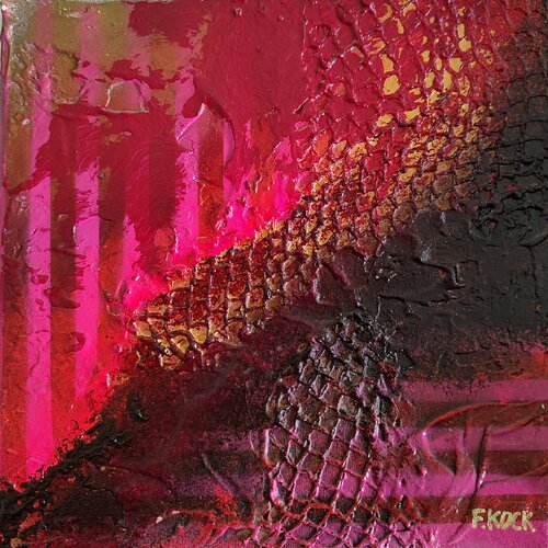 Rosy Reverie No.4 van Femke Kock, Schilderij te koop op Singulart