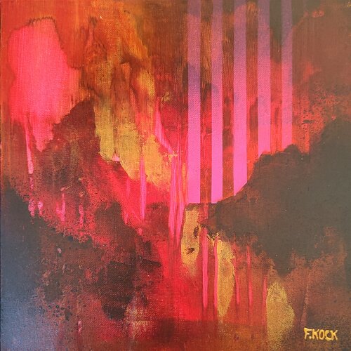 Rosy Reverie No.2 van Femke Kock, Schilderij te koop op Singulart