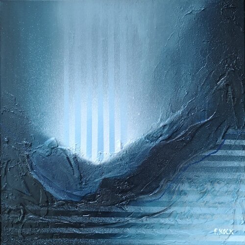 Moody Blues No.3 van Femke Kock, Schilderij te koop op Singulart