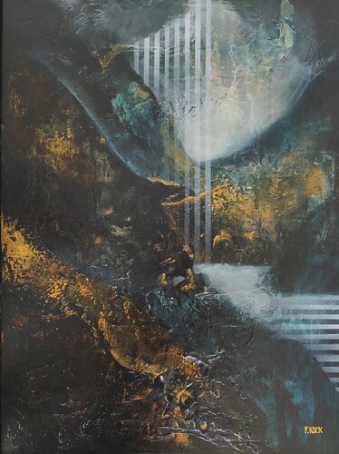 Moody Blues No.1 van Femke Kock, Schilderij te koop op Singulart