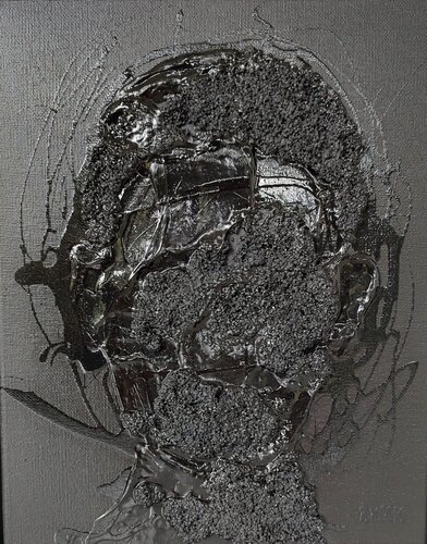 Paint It Black van Femke Kock, Schilderij te koop op Singulart