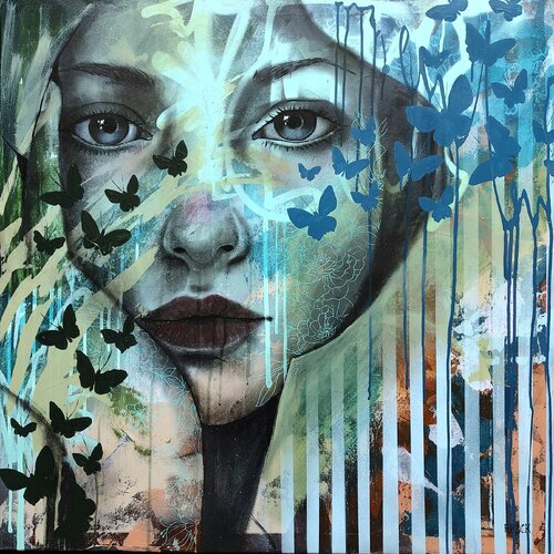 All By Myself No.2 van Femke Kock, Schilderij te koop op Singulart
