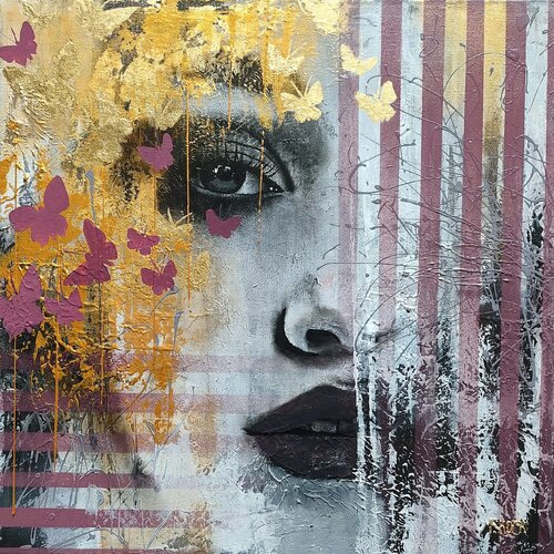 Secret Slendor van Femke Kock, Schilderij te koop op Singulart