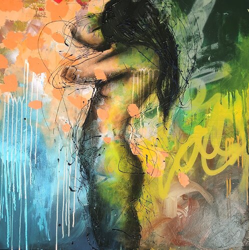 Goodnight No.2 van Femke Kock, Schilderij te koop op Singulart