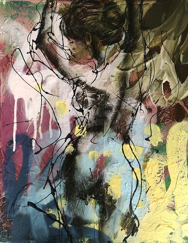 Goodnight No.3 van Femke Kock, Schilderij te koop op Singulart
