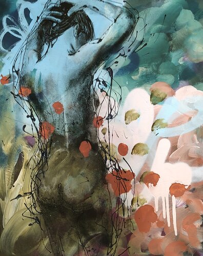 Goodnight No.4 van Femke Kock, Schilderij te koop op Singulart