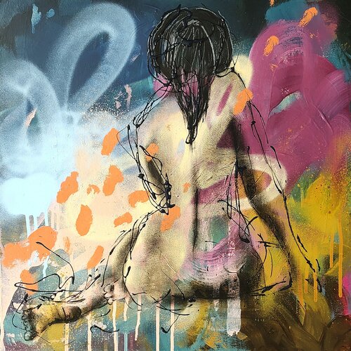 Goodnight No.5 van Femke Kock, Schilderij te koop op Singulart