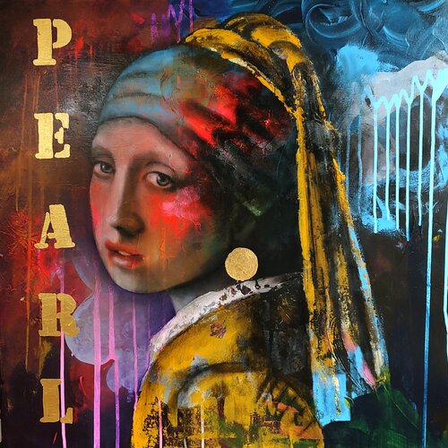 My pearl my girl von Femke Kock, Malerei kaufen auf Singulart