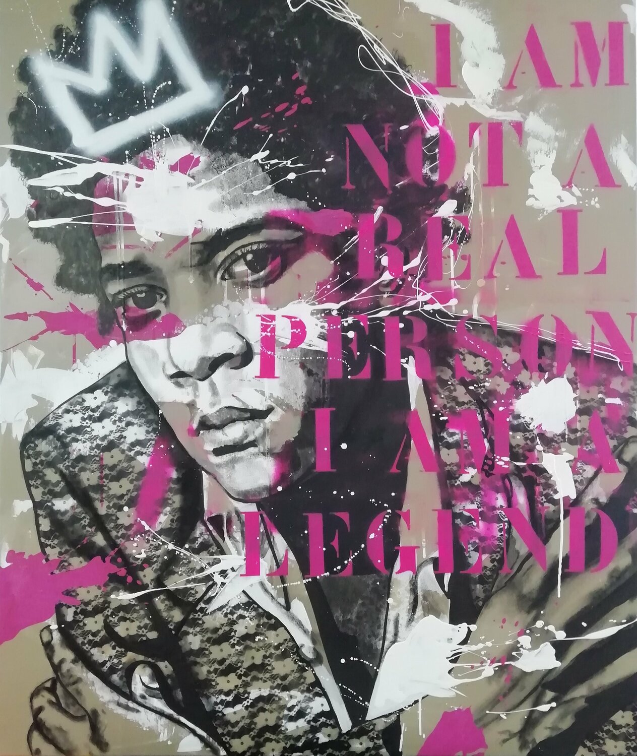 I am not a real person I am a legend Femke Kock Dipinto originale in vendita
