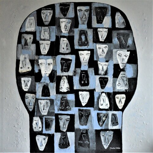 #2535 THE DARK SIDE par Charles Cham, Peinture en vente sur Singulart