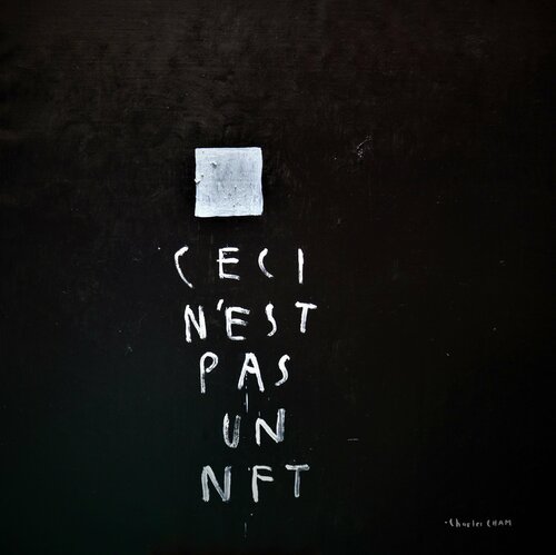 #2797 CECI N'EST PAS UN NFT by Charles Cham, Painting for Sale on Singulart