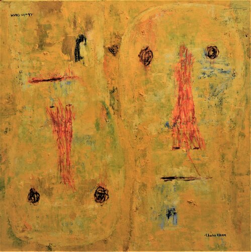 #2798 YELLOW van Charles Cham, Schilderij te koop op Singulart