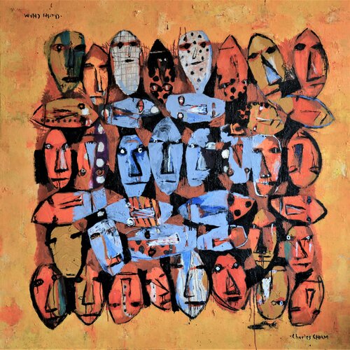 #2803 THE GHETTO van Charles Cham, Schilderij te koop op Singulart