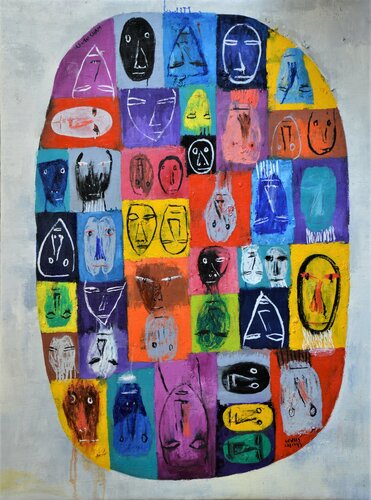 #2812 THE NEW WORLD I van Charles Cham, Schilderij te koop op Singulart