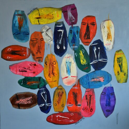 #2818 RENDEZ-VOUS by Charles Cham, Painting for Sale on Singulart