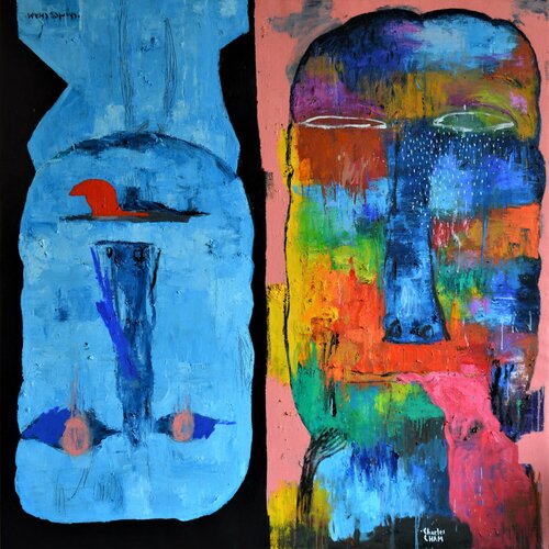 #2837 AN UNFINISHED LOVE STORY by Charles Cham, Painting for Sale on Singulart