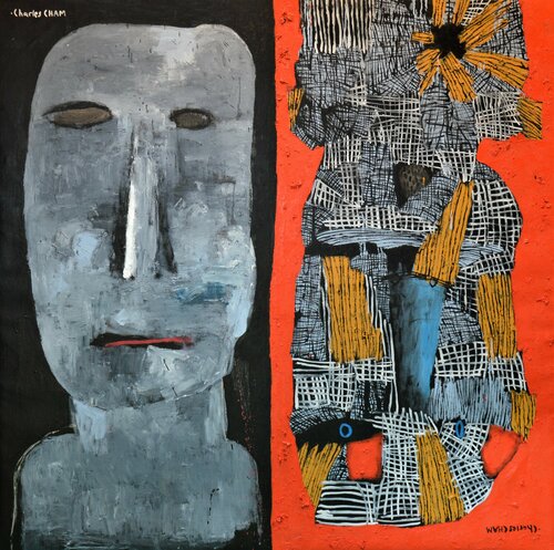 #2838 YOU AND I van Charles Cham, Schilderij te koop op Singulart