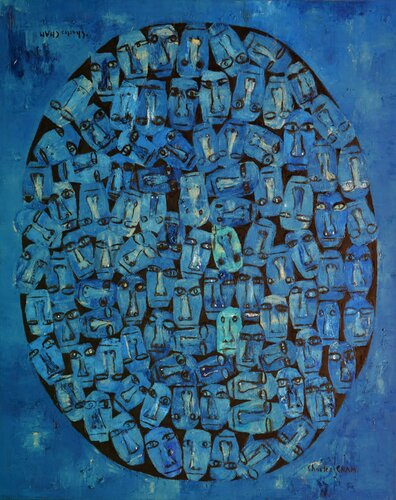 #2857 IS THIS THE FUTURE YOU'VE BEEN WAITING FOR? van Charles Cham, Schilderij te koop op Singulart