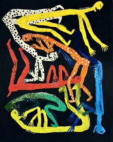 #3073 THE GAME OF LOVE AND LUST par Charles Cham, Peinture en vente sur Singulart