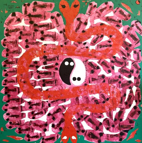 #3090 GARDEN OF EDEN par Charles Cham, Peinture en vente sur Singulart