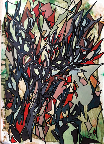 Self-defence by Olga Aleksandrova, Work on Paper for Sale on Singulart