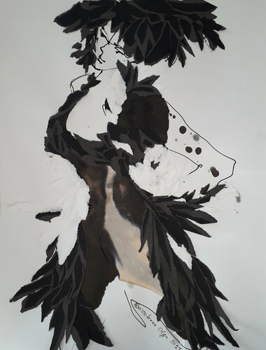 Black Swan. Feathers di Olga Aleksandrova, Altri media in vendita su Singulart