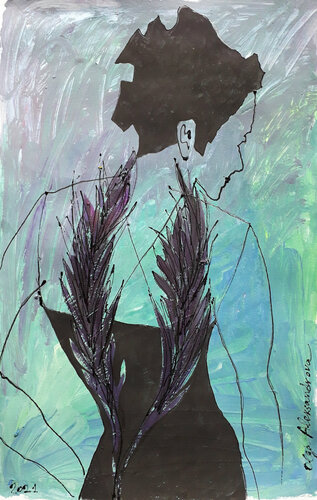 Black Swan. Wings di Olga Aleksandrova, Altri media in vendita su Singulart