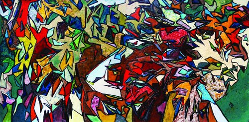 All fire all flames di Olga Aleksandrova, Altri media in vendita su Singulart