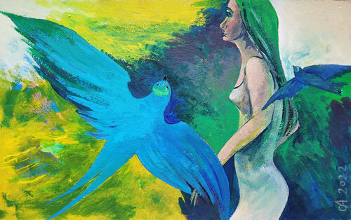 Tiny Mermaid de Olga Aleksandrova, Otros medios a la venta en Singulart