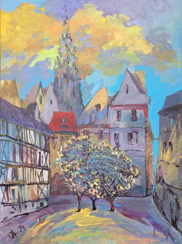 Golden arrows de Olga Aleksandrova, Pintura a la venta en Singulart
