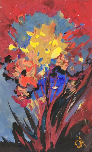 Ephemeris. Day of great flame von Olga Aleksandrova, Malerei kaufen auf Singulart
