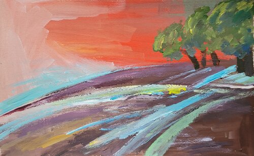 The breath of the Earth von Olga Aleksandrova, Malerei kaufen auf Singulart