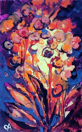 Ephemerides. The party van Olga Aleksandrova, Schilderij te koop op Singulart