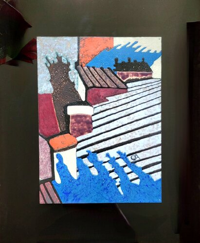 Roofs. Diagonals van Olga Aleksandrova, Andere media te koop op Singulart