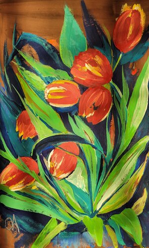 Ephemeris. The day of coming sun de Olga Aleksandrova, Pintura a la venta en Singulart