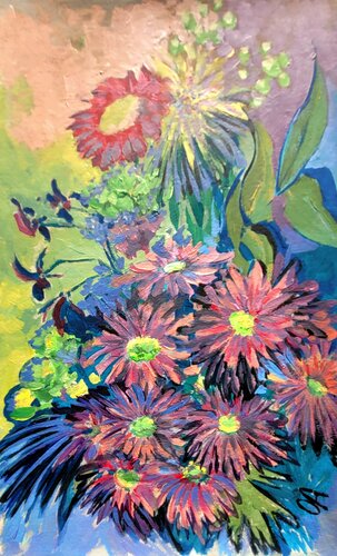 Ephemeris. The day of the great rise van Olga Aleksandrova, Schilderij te koop op Singulart