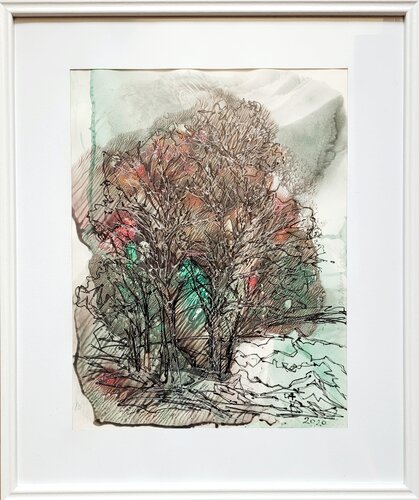 On the departure by Olga Aleksandrova, Work on Paper for Sale on Singulart