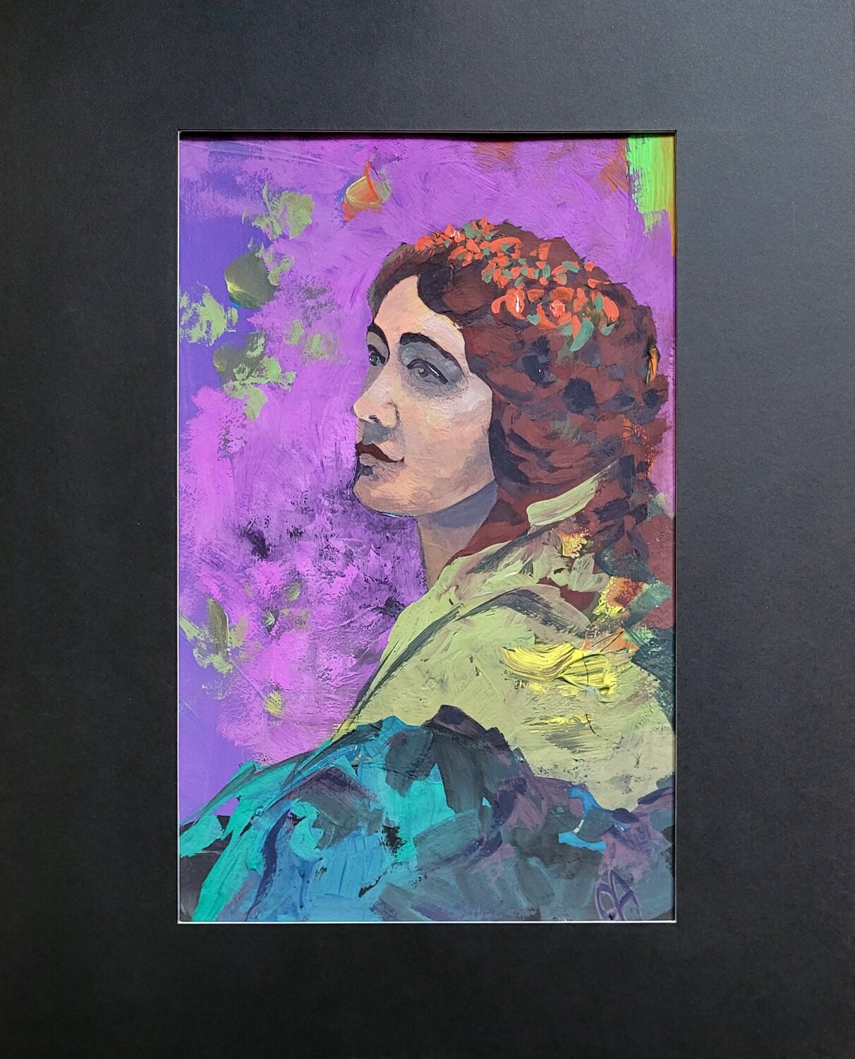 At midnight Olga Aleksandrova