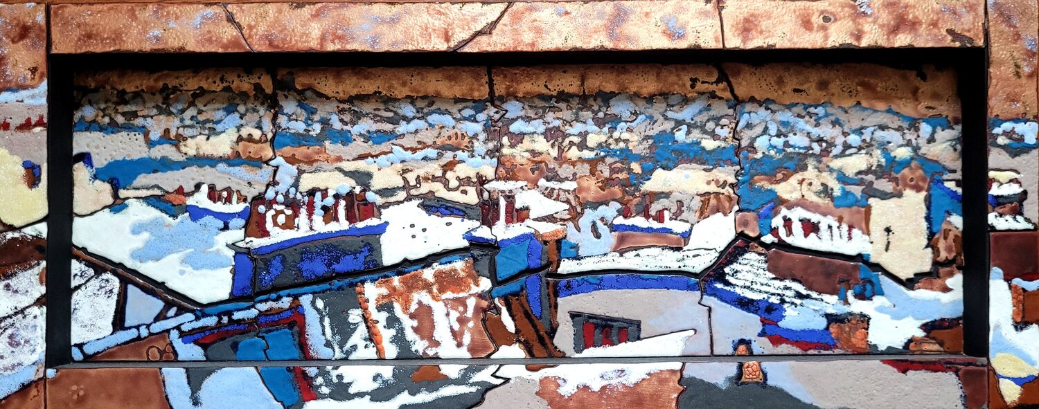 Roofs of Paris. Snow effect Olga Aleksandrova