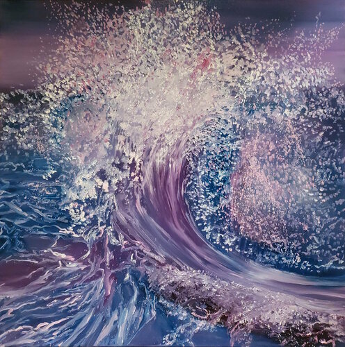 Sea Splash von Claudia Kusznirczuk, Malerei kaufen auf Singulart