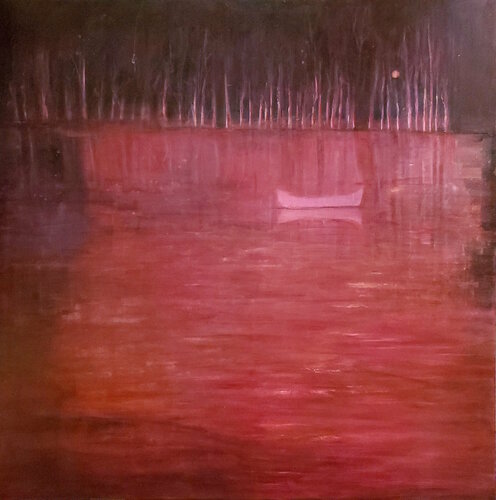 Canoe von Claudia Kusznirczuk, Malerei kaufen auf Singulart