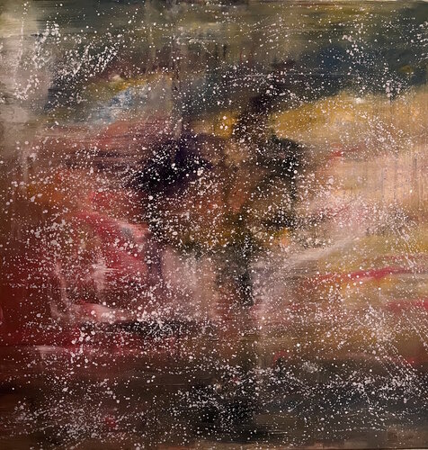 Snow Blur di Claudia Kusznirczuk, Pittura in vendita su Singulart